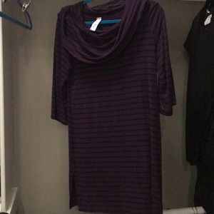 Purple striped Yala dress